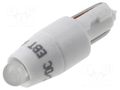 LED lamp; white; T5; 28V; No.of diodes: 1 CML INNOVATIVE TECHNOLOGIES 1511A45W3D