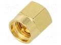 Connector: SMA; terminator; male; straight; 50Ω; PTFE; gold-plated AMPHENOL RF 132360