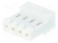 Connector: wire-board; plug; female; MTA-156; PIN: 4; 600VAC; IDC TE Connectivity 3-640429-4