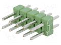 Connector: pin strips; pin header; male; PIN: 10; AMPMODU MOD II TE Connectivity 826942-5