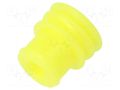 Gasket for wire; yellow; Øcable: 3.4÷3.7mm; MCP 6.3/4.8K,SPT TE Connectivity 963245-1