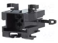 Connector: wire-wire; plug; male; JPT; PIN: 4; for cable; black; 2x2 TE Connectivity 929505-1