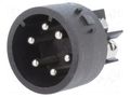 Connector: circular; contact insert; Mini Buccaneer; male; PIN: 6 BULGIN SA3243