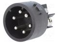 Connector: circular; contact insert; Mini Buccaneer; male; PIN: 6 BULGIN SA3243