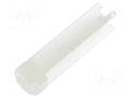 Spacer sleeve; LED; Øout: 6mm; ØLED: 5mm; L: 22.2mm; natural; UL94V-2 DREMEC DR8GE04V80285