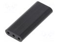 Spacer sleeve; LED; ØLED: 3mm; L: 19.1mm; black; UL94V-0; PVC DREMEC DR8GE04V80361