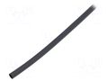 Heat shrink sleeve; glueless,flexible; 2: 1; 4.8mm; L: 10m; black TE Connectivity RNF-100-3/16-0-10