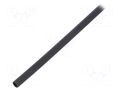 Heat shrink sleeve; glued; 3: 1; 3mm; L: 1.2m; black; polyolefine TE Connectivity ATUM-3/1-0-STK