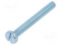 Screw; M3x25; 0.5; Head: cheese head; slotted; 0.8mm; steel; zinc BOSSARD B3X25/BN330