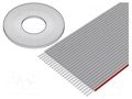 Wire: ribbon; 1mm; stranded; Cu; unshielded; PVC; grey; 30.5m CONNFLY DS1057-01-24A282R