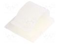 Self-adhesive cable holder; ØBundle : 15.7mm; polyamide; natural PANDUIT ACC62-AT-C