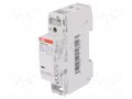 Contactor: 2-pole installation; 16A; 230VAC,230VDC; NC + NO; ESB ABB ESB16-11N-06