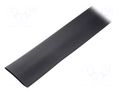 Heat shrink sleeve; glueless,flexible; 2: 1; 25.4mm; L: 10m; black TE Connectivity RNF-100-1-0-10