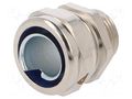 Straight terminal connector; Thread: metric,outside; brass; IP68 ANAMET EUROPE SLB1/2-M20X1.5