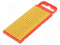 Markers; Marking: L1,L2,L3,N,ground; 2÷2.8mm; polyamide; yellow HELLERMANNTYTON WIC1-SET2/Y