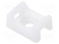 Holder; screw; polyamide; UL94V-2; natural; Tie width: 2.5÷7.6mm PANDUIT TM3S10-C