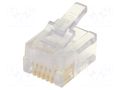 Connector: RJ12; plug; PIN: 6; 6p6c; for cable; IDC,crimped BEL FUSE 940-SP-3066R