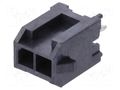 Connector: wire-board; socket; male; PIN: 2; Minitek® Pwr 3.0; THT AMPHENOL COMMUNICATIONS SOLUTIONS 10127721-021LF