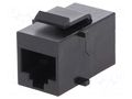 Coupler; Cat: 5; 8p8c; RJ45 socket,both sides ENCITECH 3101-8821
