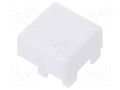 Button; white C&K BTND600F