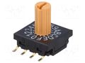 Encoding switch; HEX/BCD; Pos: 16; SMT; Rcont max: 100mΩ; FR02 NKK SWITCHES FR02KR16P-S