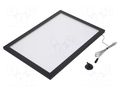 Lamp: LED light panel; 6500K; Lumaire Magnetic Sim; single sided LEDDEX LUM-MAG-A3-OS-B-6K