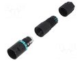 Connector: AC supply; screw terminal; male; TH381; 5.8÷6.9mm; 400V TECHNO THB.381.A2A