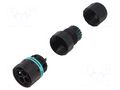 Connector: AC supply; screw terminal; male; TH387; 17.5A; 450V TECHNO THB.387.A3A
