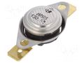 Sensor: thermostat; SPST-NC; 130°C; 16A; 250VAC; connectors 6,3mm TOMIC AR03W1S3-130