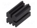 Spacer sleeve; LED; ØLED: 3mm; L: 9mm; black; UL94V-2; polyamide DREMEC DR8GE04V80261