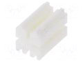 Spacer sleeve; LED; ØLED: 3mm; L: 8mm; natural; UL94V-2; polyamide DREMEC DR8GE04V80265