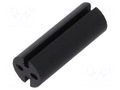Spacer sleeve; LED; Øout: 4.8mm; ØLED: 3mm; L: 12.7mm; black; UL94V-0 DREMEC DR8GE04V80393