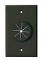 Single Gang Wireport Cable Pass Through Wall Plate with Grommet - Black 1GBK-GR1
