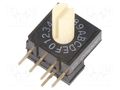 Encoding switch; HEX/BCD; Pos: 16; THT; Rcont max: 200mΩ; A6RV OMRON Electronic Components A6RV-161RS