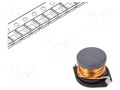 Inductor: ferrite; SMD; 82uH; 3.95A; 104mΩ; ±20%; PISTHV FASTRON PISTHV-820M-04