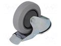 Transport wheel; Ø: 100mm; W: 32mm; H: 128mm; torsional with lock COLSON BPPF-1005-5000