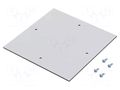 Mounting plate; plastic; light grey; PK RITTAL RITTAL-9548000