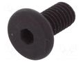 Screw; M3x6; 0.5; Head: cheese head; hex key; HEX 1.5mm; steel BOSSARD B3X6/BN1206