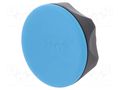 Knob; Ø: 56mm; H: 29mm; technopolymer PA; Ømount.hole: 8mm; Cap: blue ELESA+GANTER ELK.56A-8-C5