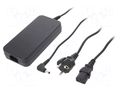 Power supply: switching; 19.5VDC; 7.7A; Out: 5,5/2,5; 150W; desktop QOLTEC ZSI-51531