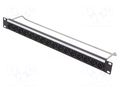 Connector: XLR; patch panel; male; screw; Thread: M3; rack CLIFF CP30181