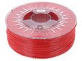Filament: ASA; Ø: 1.75mm; red; 230÷240°C; 1kg; Table temp: 90÷100°C DEVIL DESIGN DEV-ASA-1.75-RD