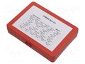O-ring set; NBR caoutchouc; inch; 382pcs. ORING USZCZELNIENIA TECHNICZNE OBOX-382C1-NBR-IN