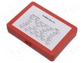 O-ring set; NBR caoutchouc; inch; 382pcs. ORING USZCZELNIENIA TECHNICZNE OBOX-382C1-NBR-IN