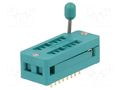 Socket: integrated circuits; ZIF; DIP16; 7.62mm; THT; demountable CONNFLY DS1044-160G