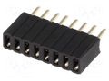 Connector: pin strips; socket; female; PIN: 8; THT; straight; 1.27mm CONNFLY DS1065-07-1X8S8BV