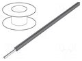 Wire; HookUp Wire; 16AWG; wire; Cu; PVC; dark grey; 300V; 30.5m ALPHA WIRE 3057/1-SL005