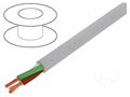 Wire; BiT LiYY; 3x0.5mm2; unshielded; 300V; Cu; stranded; grey BITNER BITNER-S30080