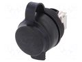 RJ45 socket; 22mm; FrontCom; -40÷70°C; Ø22mm; IP65; black WEIDMÜLLER 1018790000