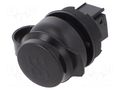 USB socket; 22mm; FrontCom; -40÷70°C; Ø22mm; IP65; black WEIDMÜLLER 1018840000